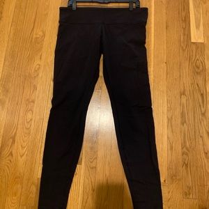 Lululemon low waist black leggings